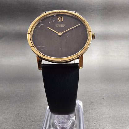 Seiko Watch Men 33mm Brown Dial Gold Tone Round 2620-0059 New Battery Vintage4