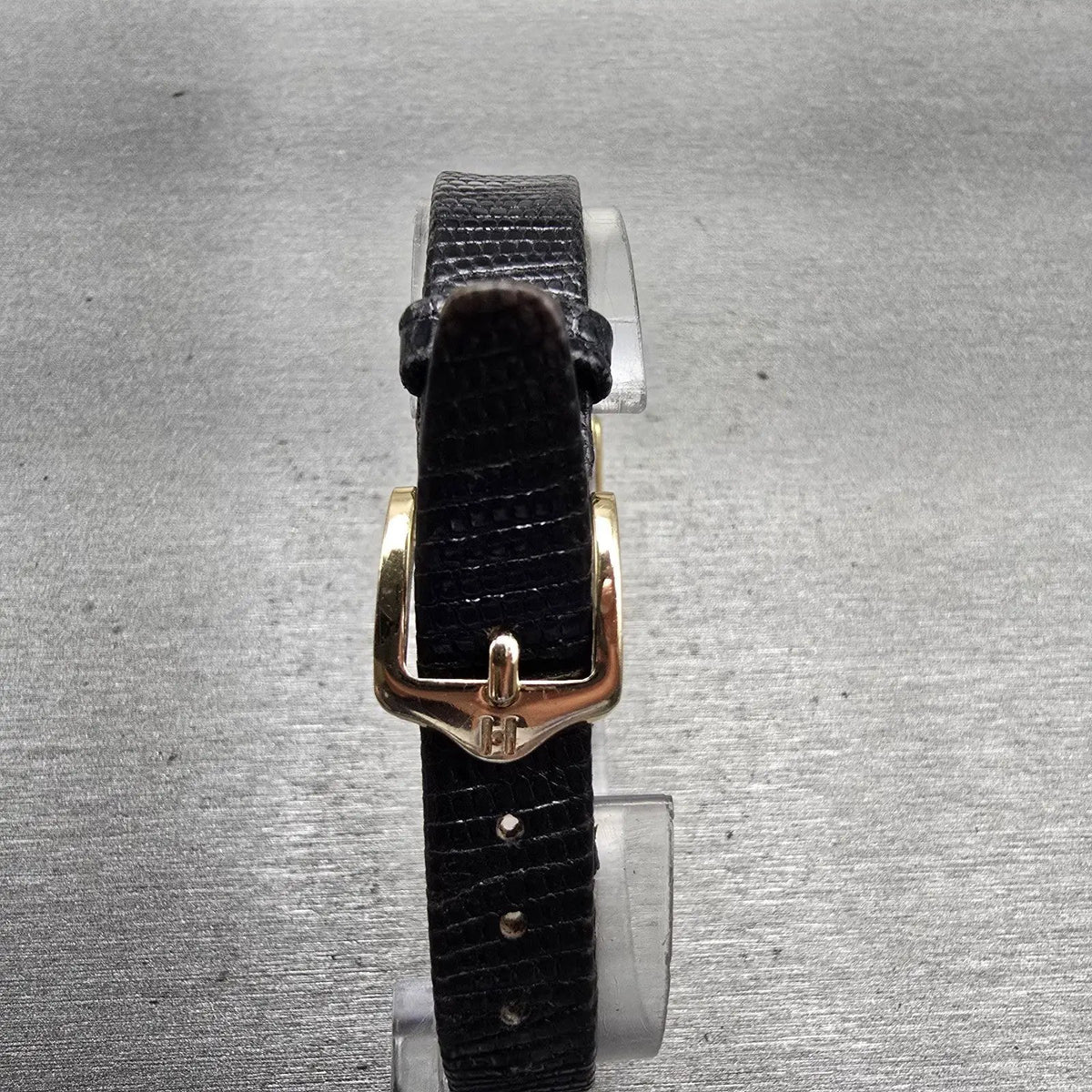 Seiko Tank Watch Women 17mm White Dial Gold Tone Rectangle 2C20-5019 New Battery7