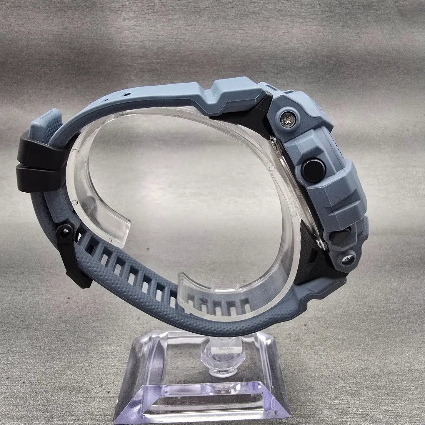 Casio G-Shock GBA-800 Watch Men 48mm Black Dial Blue Chrono Alarm New Battery8