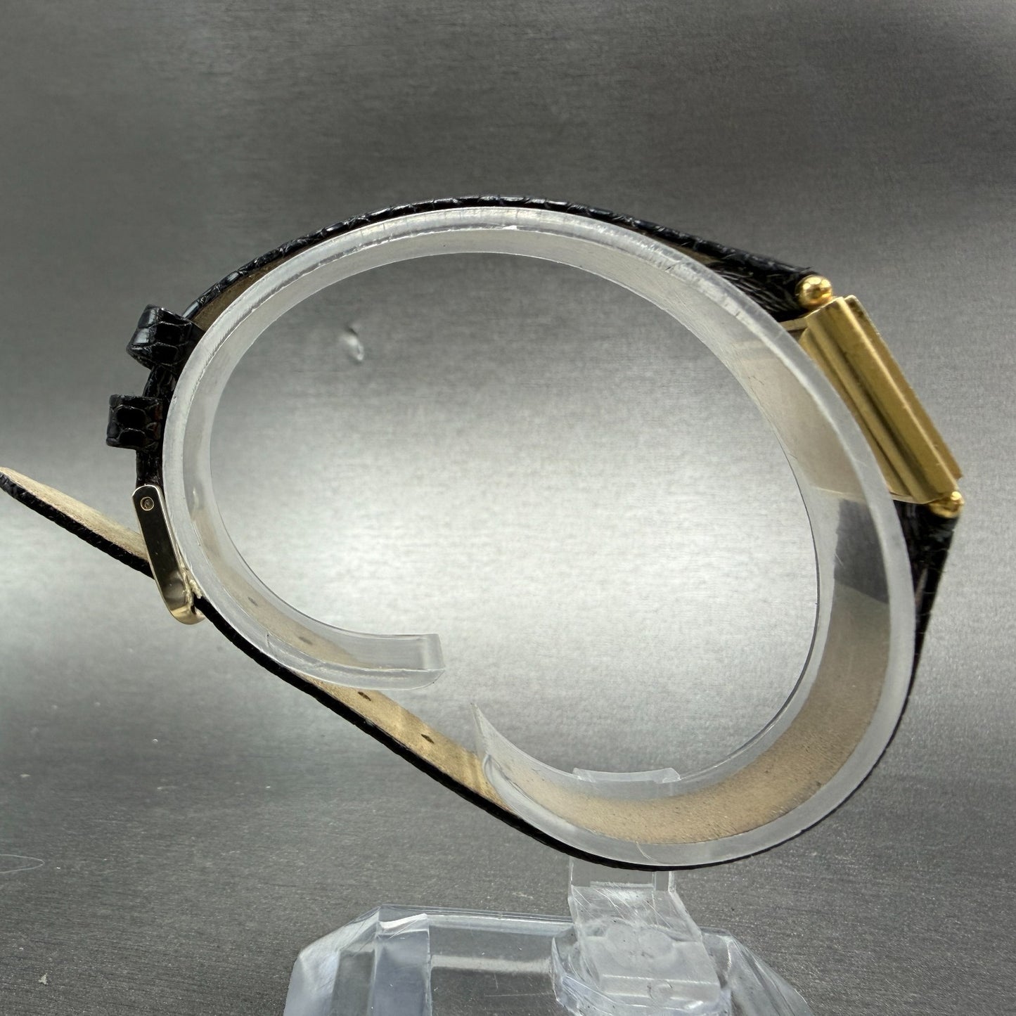 Raymond Weil Tank Watch Women 17mm Gold Dial Gold Plated Rectangle 5732 PARTS9