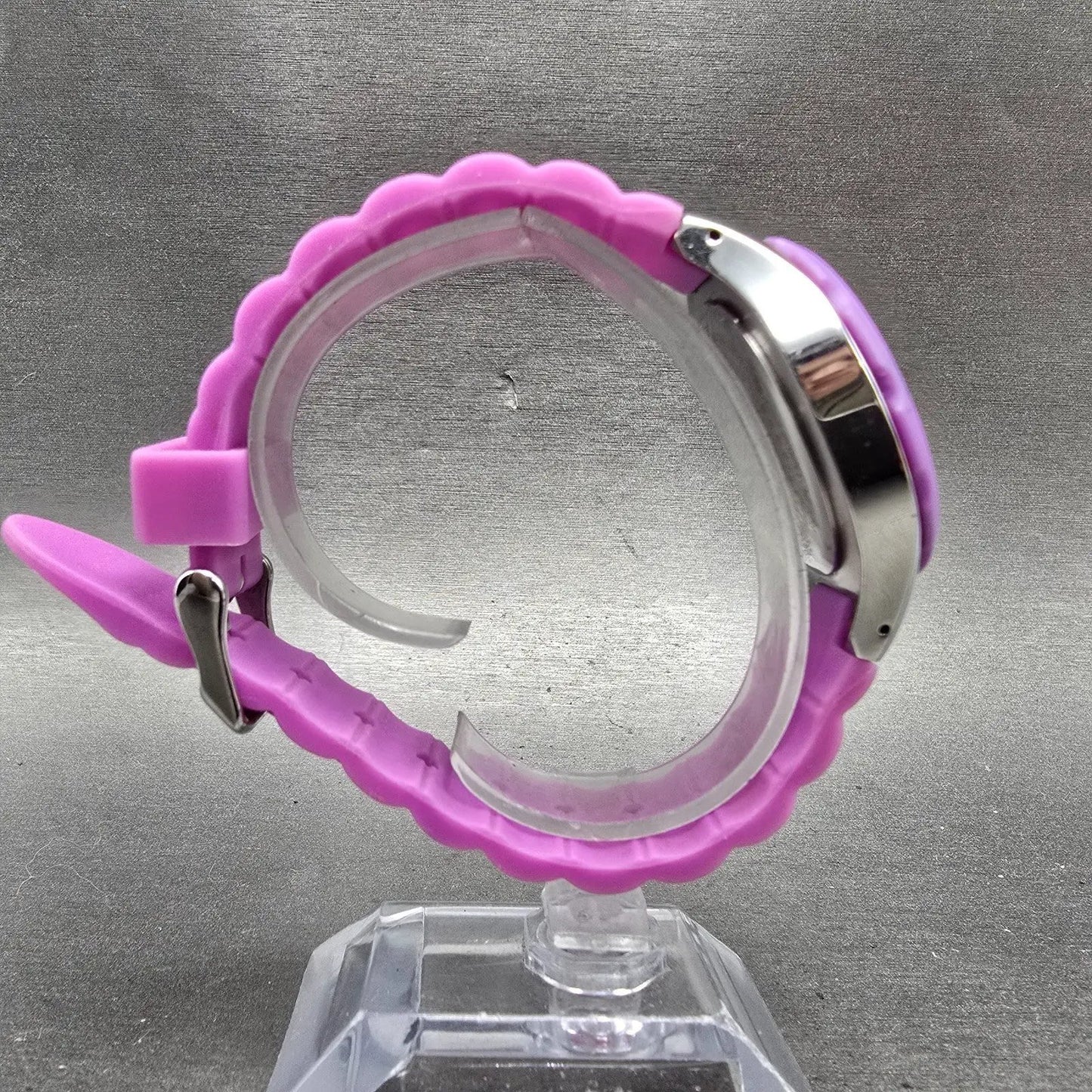 Invicta Angel Dive Watch Women 38mm White Dial Steel Purple Daydate 0698 New Bat8