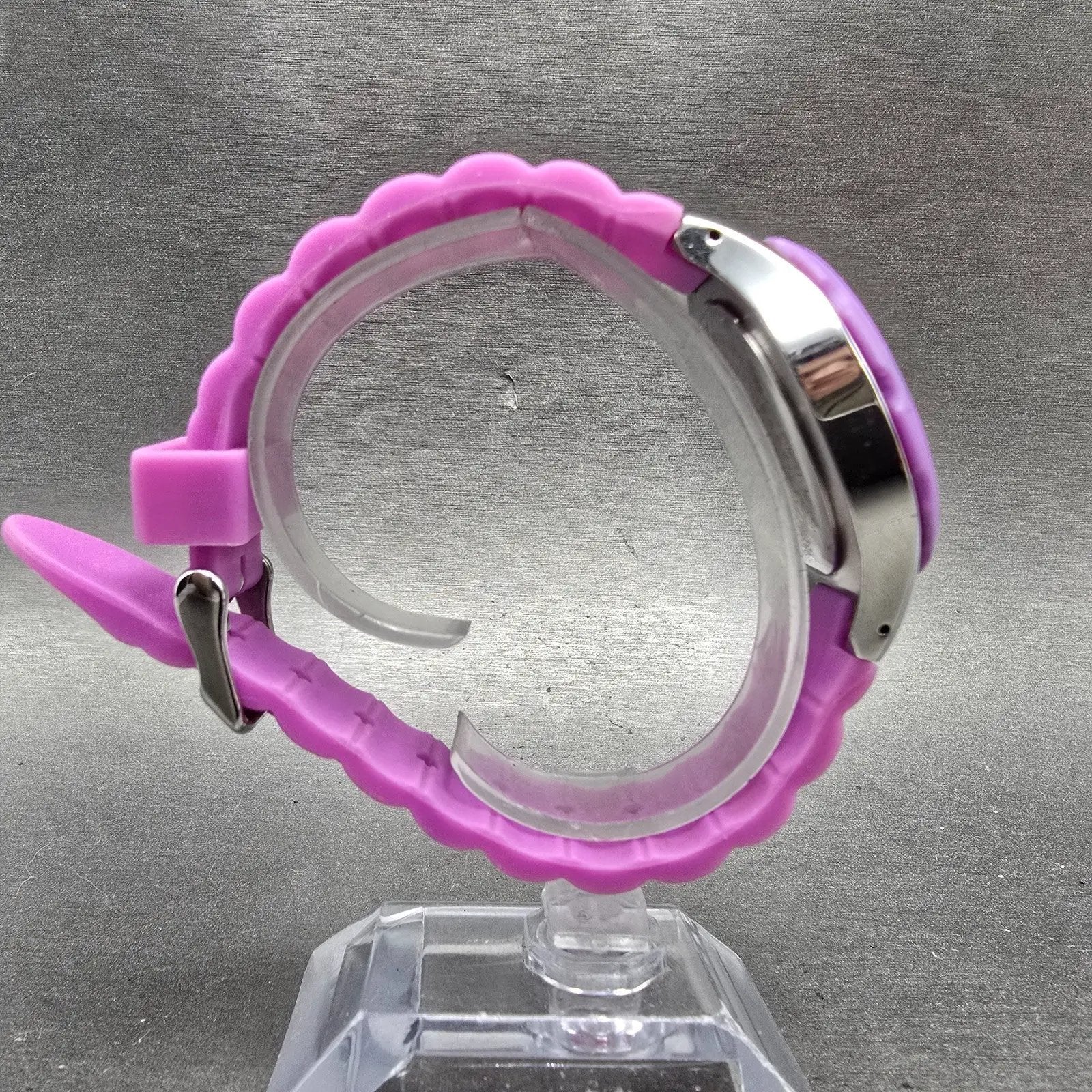 Invicta Angel Dive Watch Women 38mm White Dial Steel Purple Daydate 0698 New Bat8