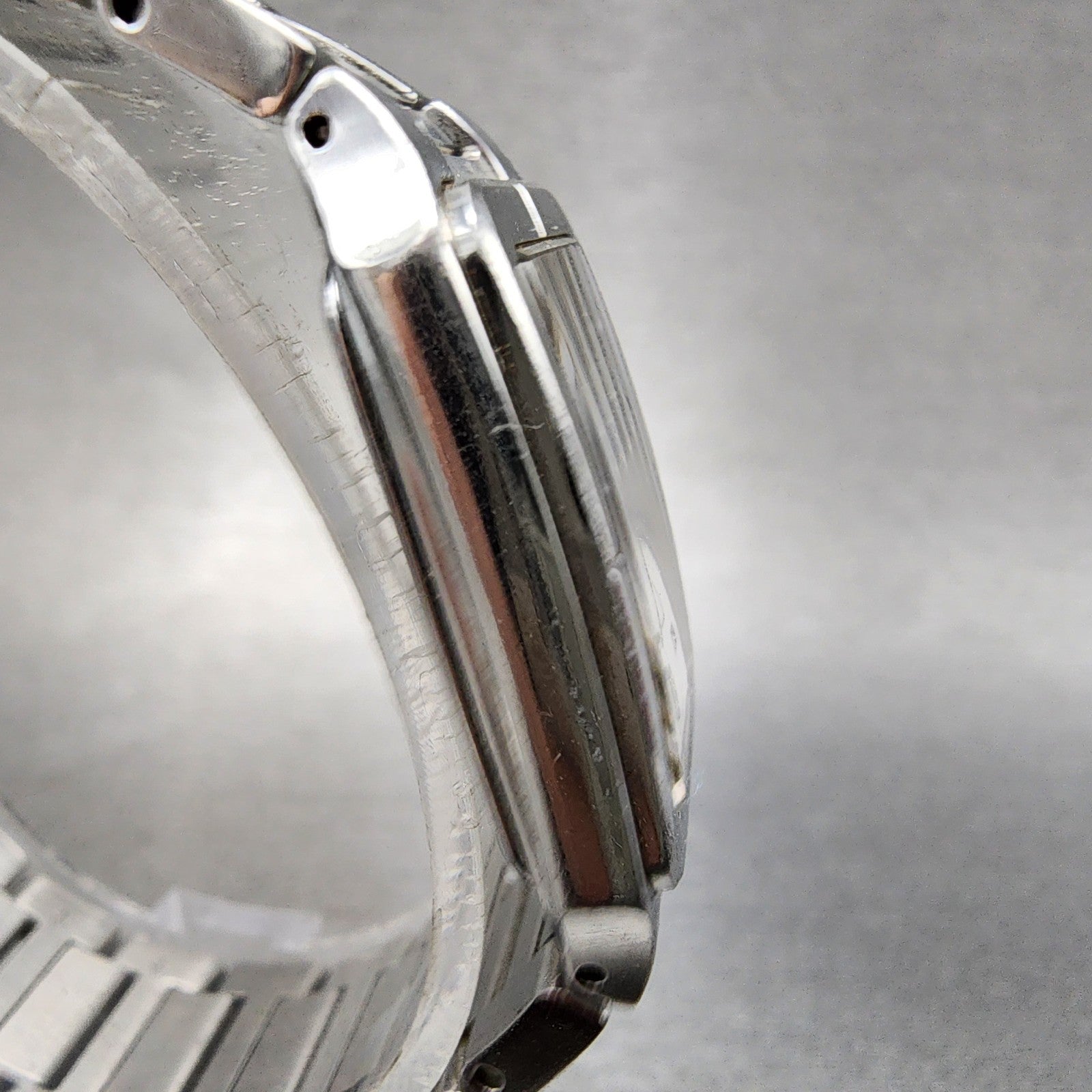 Seiko Lukia Tank Watch Women 20mm Silver Dial Silver Tone 1n010bz0 New Battery4