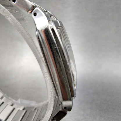 Seiko Lukia Tank Watch Women 20mm Silver Dial Silver Tone 1n010bz0 New Battery4