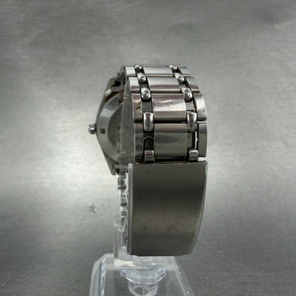 Citizen Seven Star Deluxe Watch Men 34mm Silver Dial Silver Tone Daydate Runs7