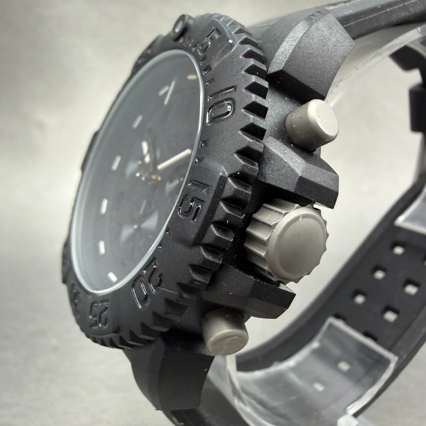 Luminox Navy Seal Colormark Chrono Watch Men 43mm Black Dial Black Tone New Batt2