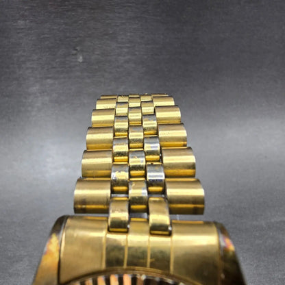 Gruen President Watch Men 36mm Champagne Dial Gold Tone Daydate Round PARTS VTG6