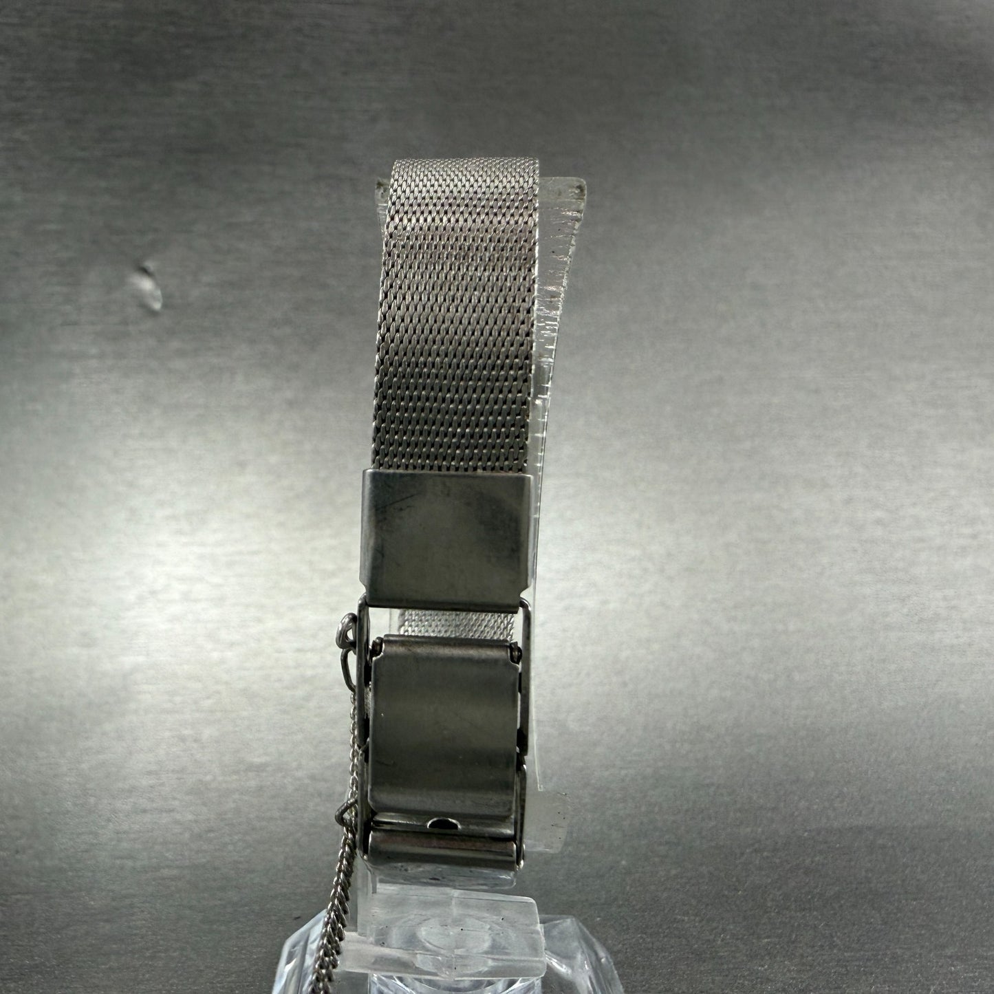 Seiko Watch Women 16mm Brown Dial Silver Tone Rectangle Manual Wind 11-3840 Runs7