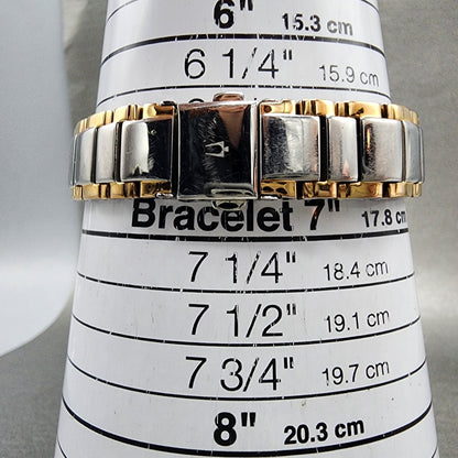 Bulova Diamond Watch Women 32mm MOP Dial Two Tone Round 98P134 New Battery10