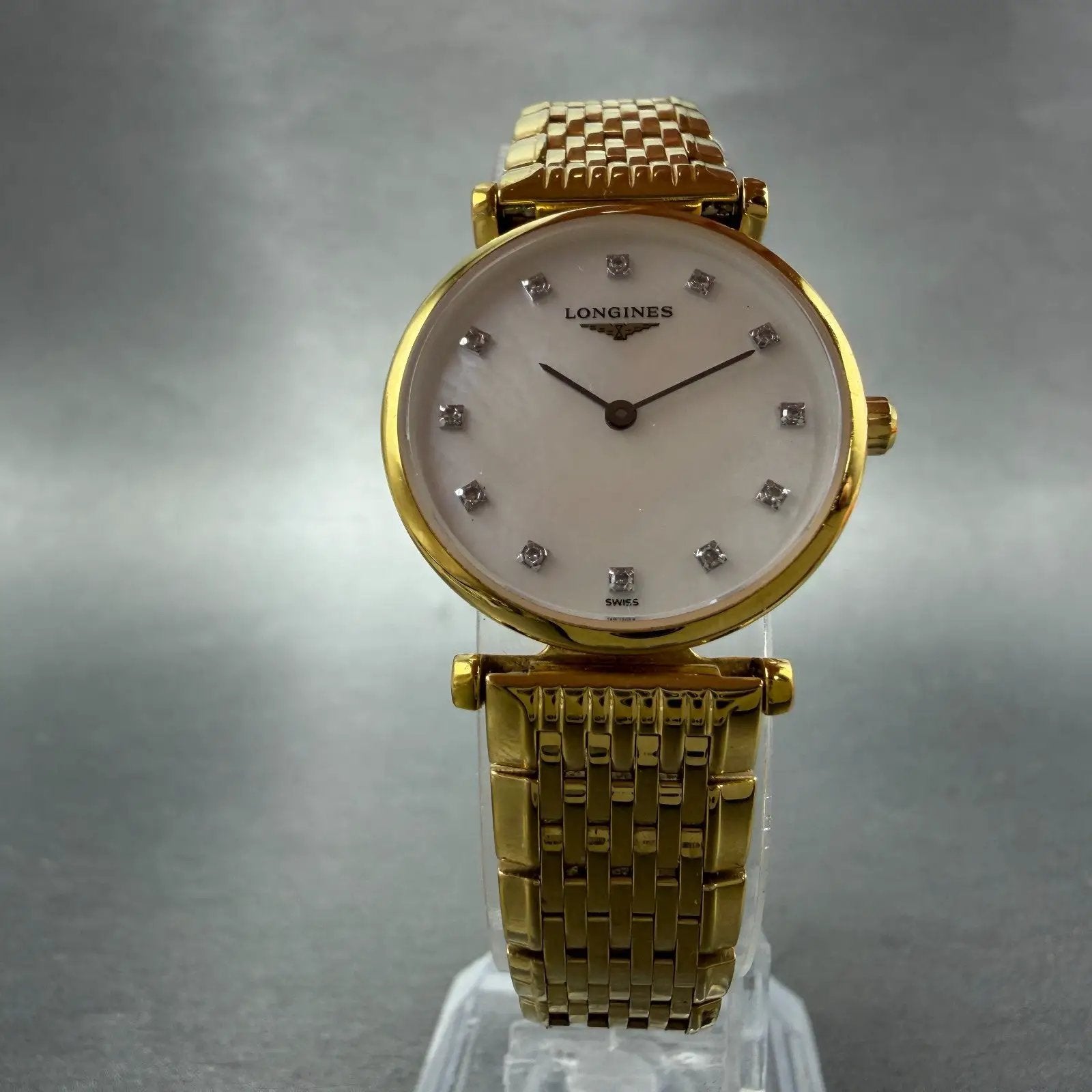 Longines La Grande Classique Watch Women 24mm MOP Dial Gold Round L4.209.25