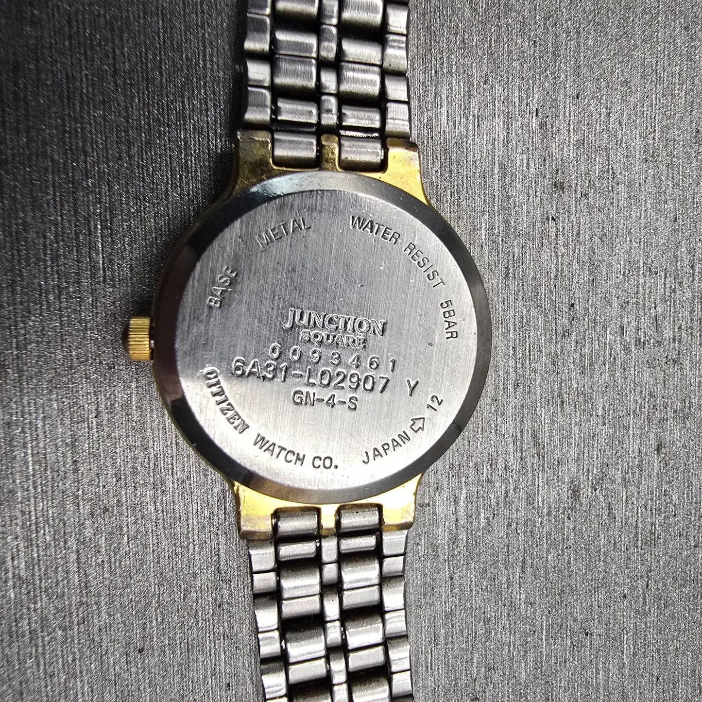 Citizen Vega Junction Watch Women 24mm Ivory Dial Two Tone 6A31-L02907 New Batt10