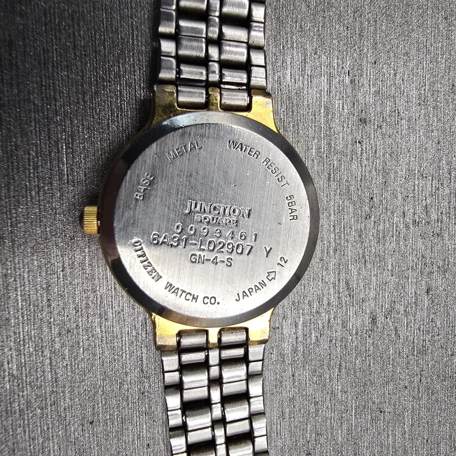 Citizen Vega Junction Watch Women 24mm Ivory Dial Two Tone 6A31-L02907 New Batt10