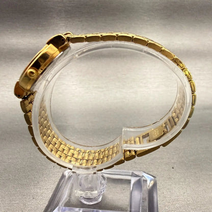 Seiko Watch Women 24mm White Dial Gold Tone Round V701-1781 New Battery Vintage6