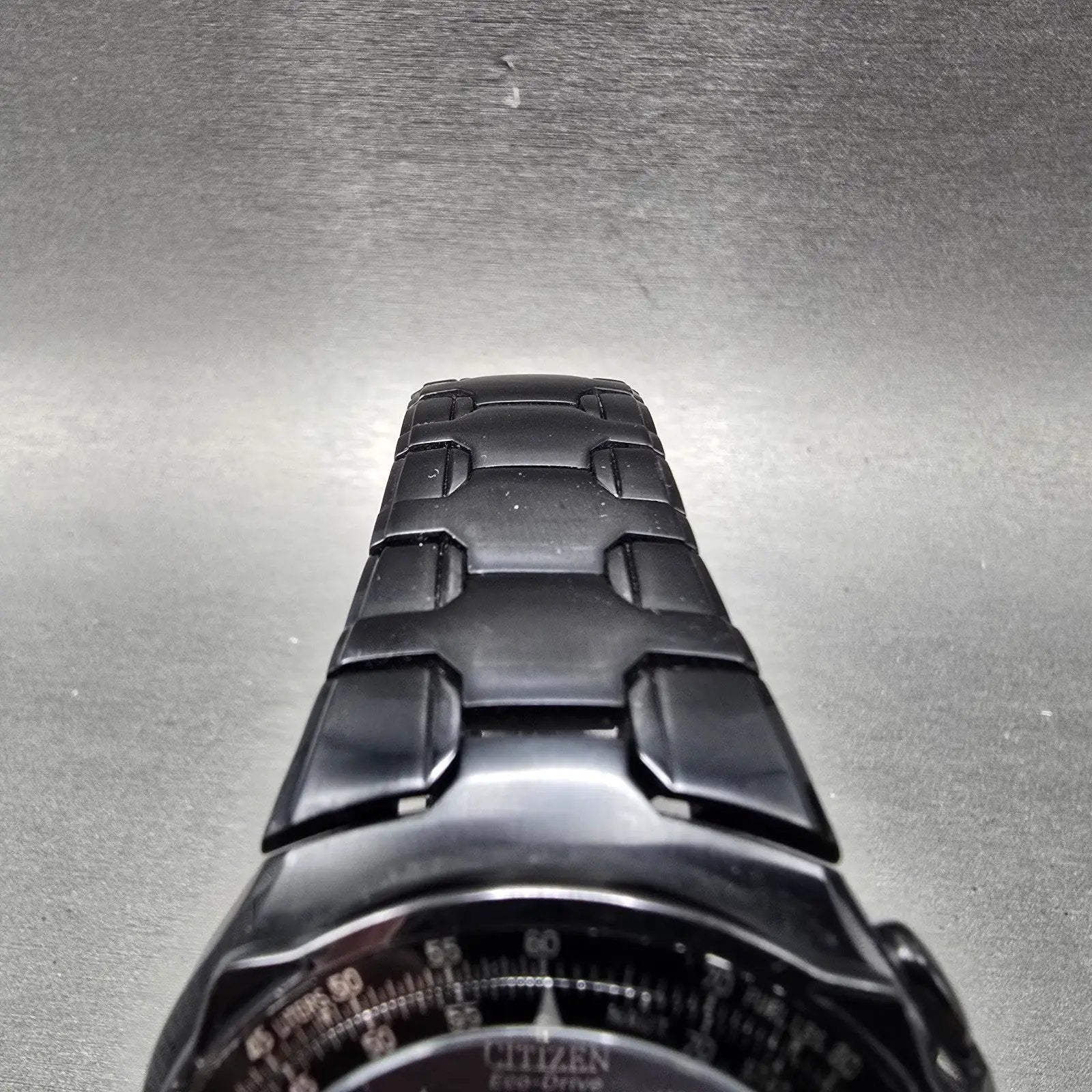 Citizen Eco-Drive Skyhawk Watch Men 43mm Black Alarm Chronograph Runs JR3155-54E4