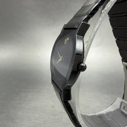 Movado Museum Watch 24mm Women Black Dial Black Tone Round 84-90-820A PARTS3