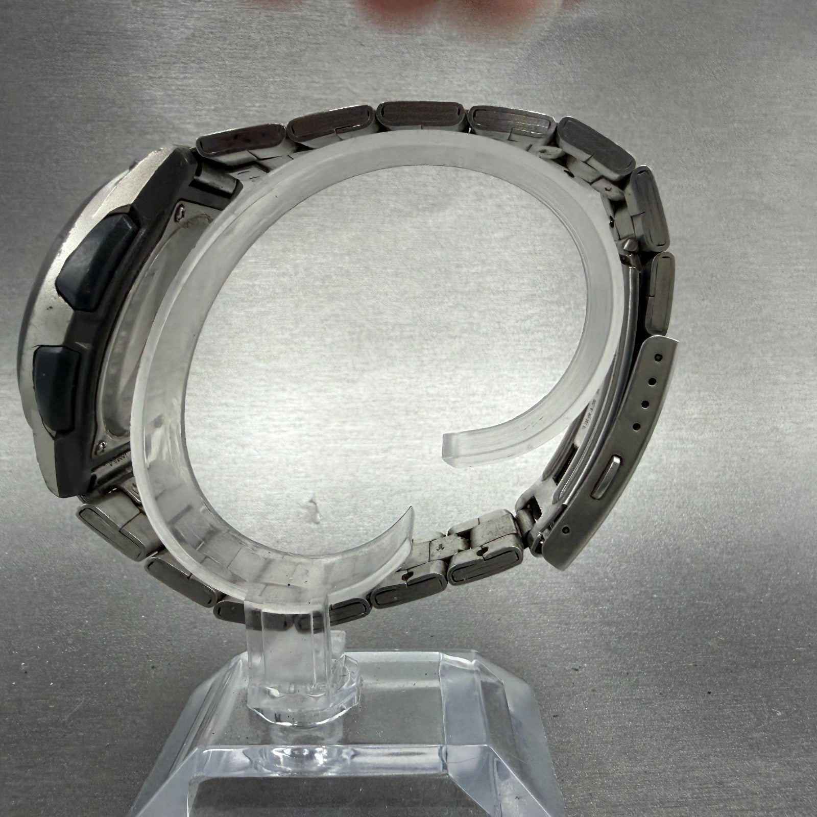 Casio Illuminator Watch Men 40mm Silver Alarm Chrono Ana Digi  AW-80 New Battery6