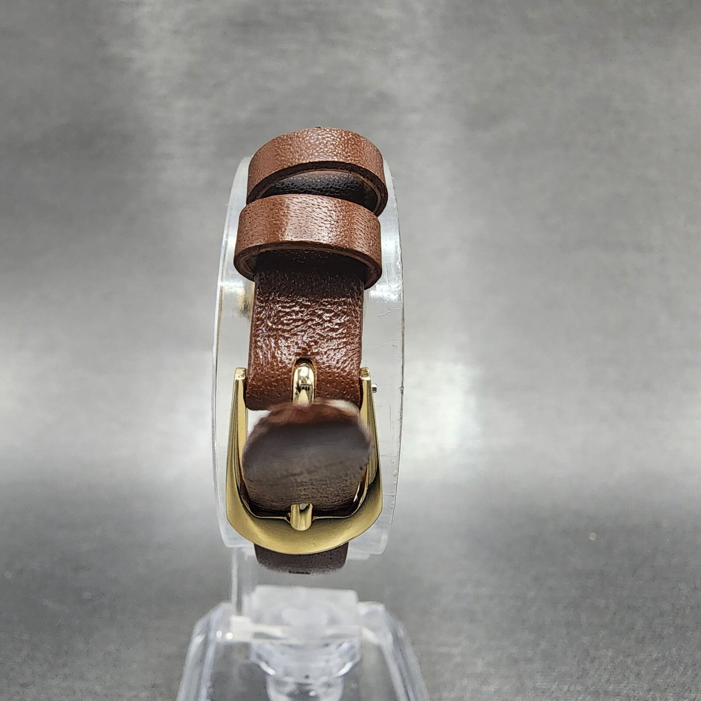 VTG Omega Turler Watch Women 19mm Cream Dial Gold Plated Manual Wind Runs Cal2448