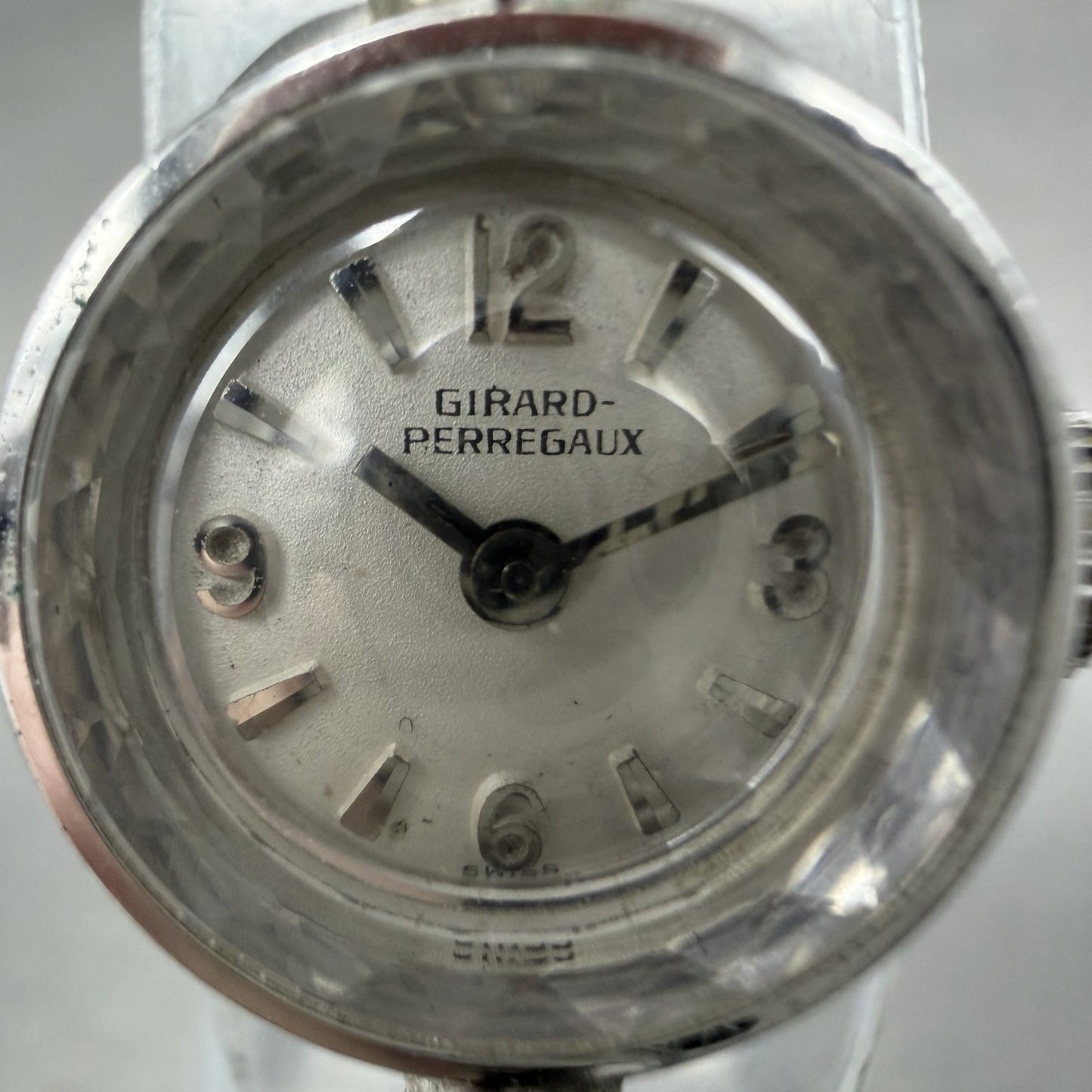 Girard Perraguaux watch Women 16mm White Dial 10K Gold Filled Manual Wind PARTS2