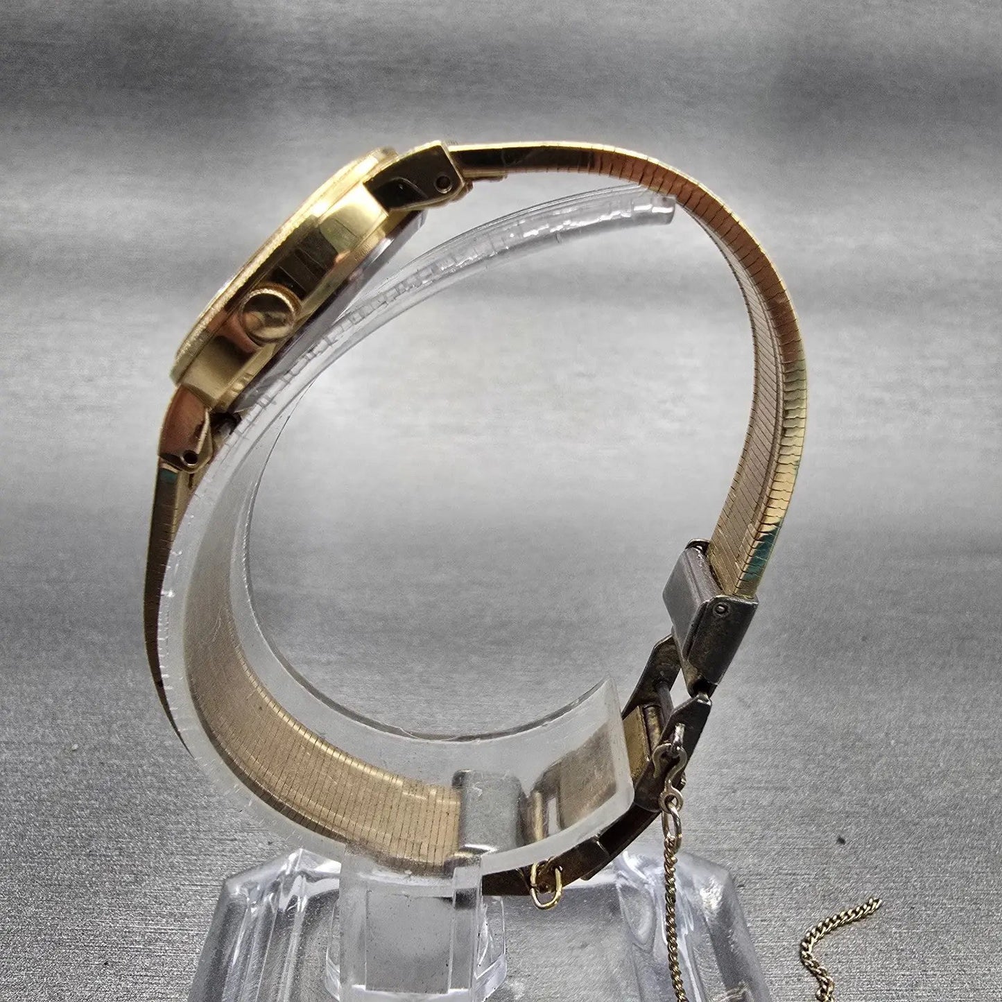 Seiko Watch Women 21mm Gold Dial Gold Tone Round 2320-0051 New Battery Vintage6