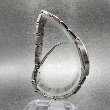 Seiko Watch Women 26mm White Dial Two Tone Rectangle 1N000JC0 New Battery8