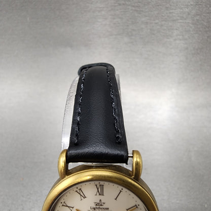 Citizen Lighthouse Watch Women 25mm Cream Dial Gold Tone Round New Battery4