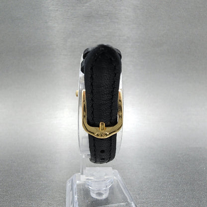Seiko Analog Digital Watch Women 24mm Black Dial Gold Tone E0295410 PARTS8
