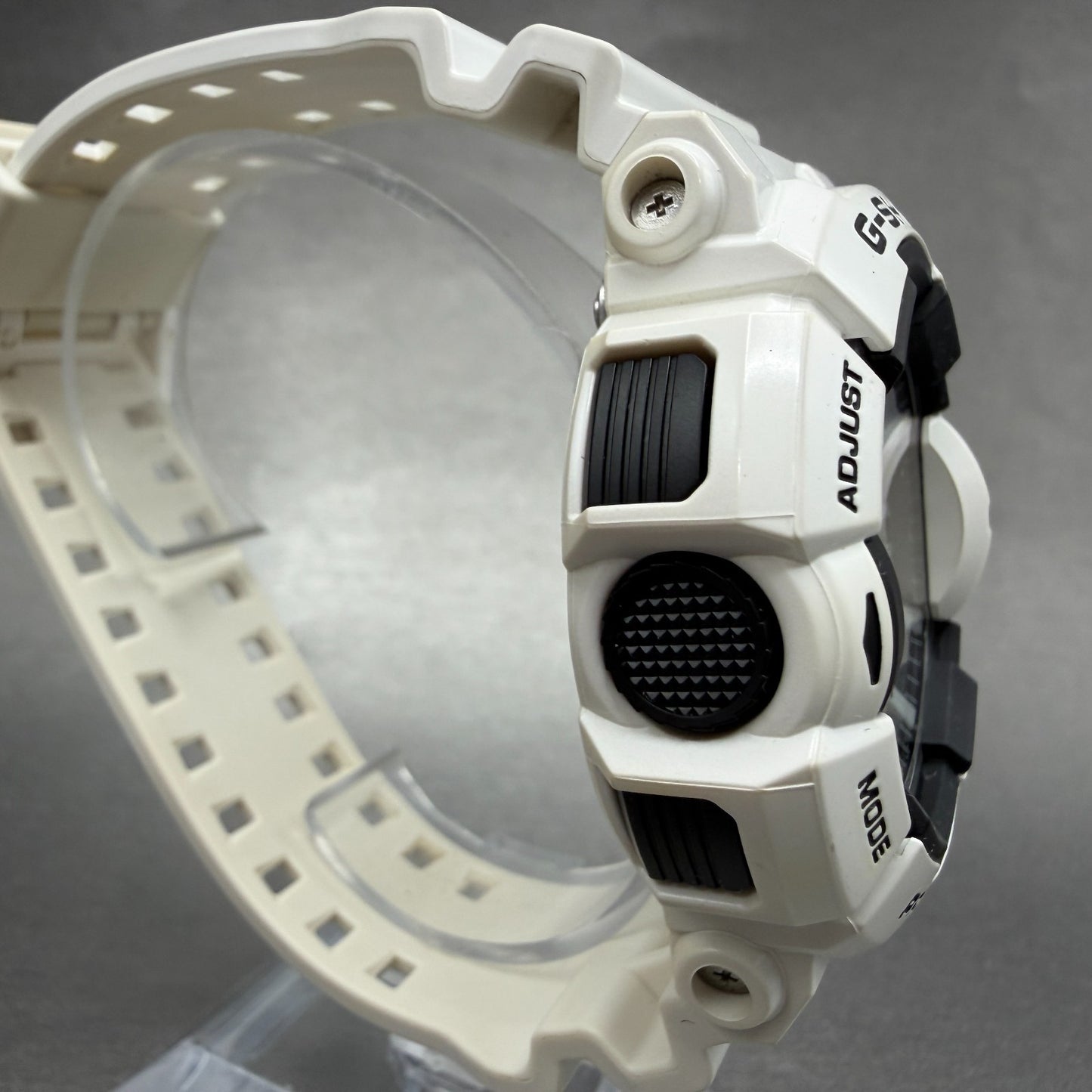 Casio G-Shock GA-400 Watch Men 52mm White Black Alarm Chrono Ana Digi New Batt4