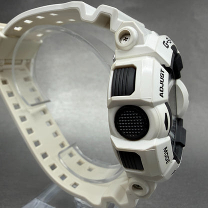 Casio G-Shock GA-400 Watch Men 52mm White Black Alarm Chrono Ana Digi New Batt4