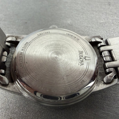 Bulova Watch Women 30mm Silver Dial Silver Tone Round 96L192 New Battery9