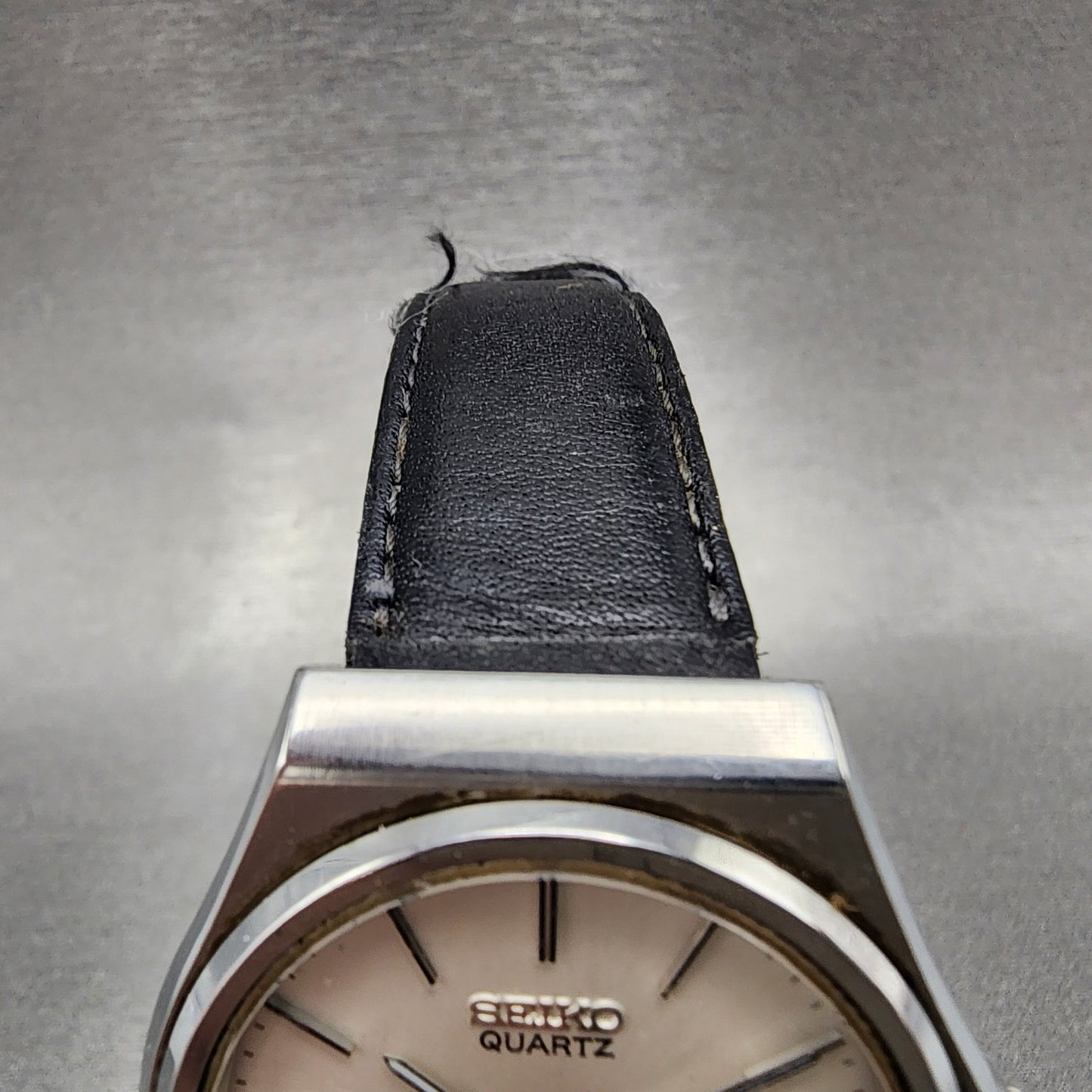 Seiko Silverwave Watch Men 35mm White Dial Steel Round 7121-7010 New Battery