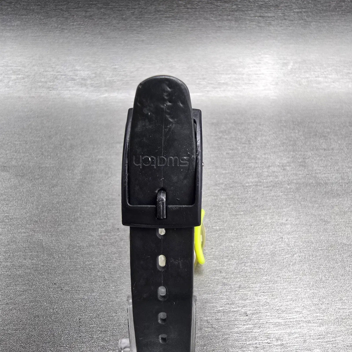 Swatch Little SnowWhite Watch Women 25mm Silver Dial Clear Case LK116 New Batt7
