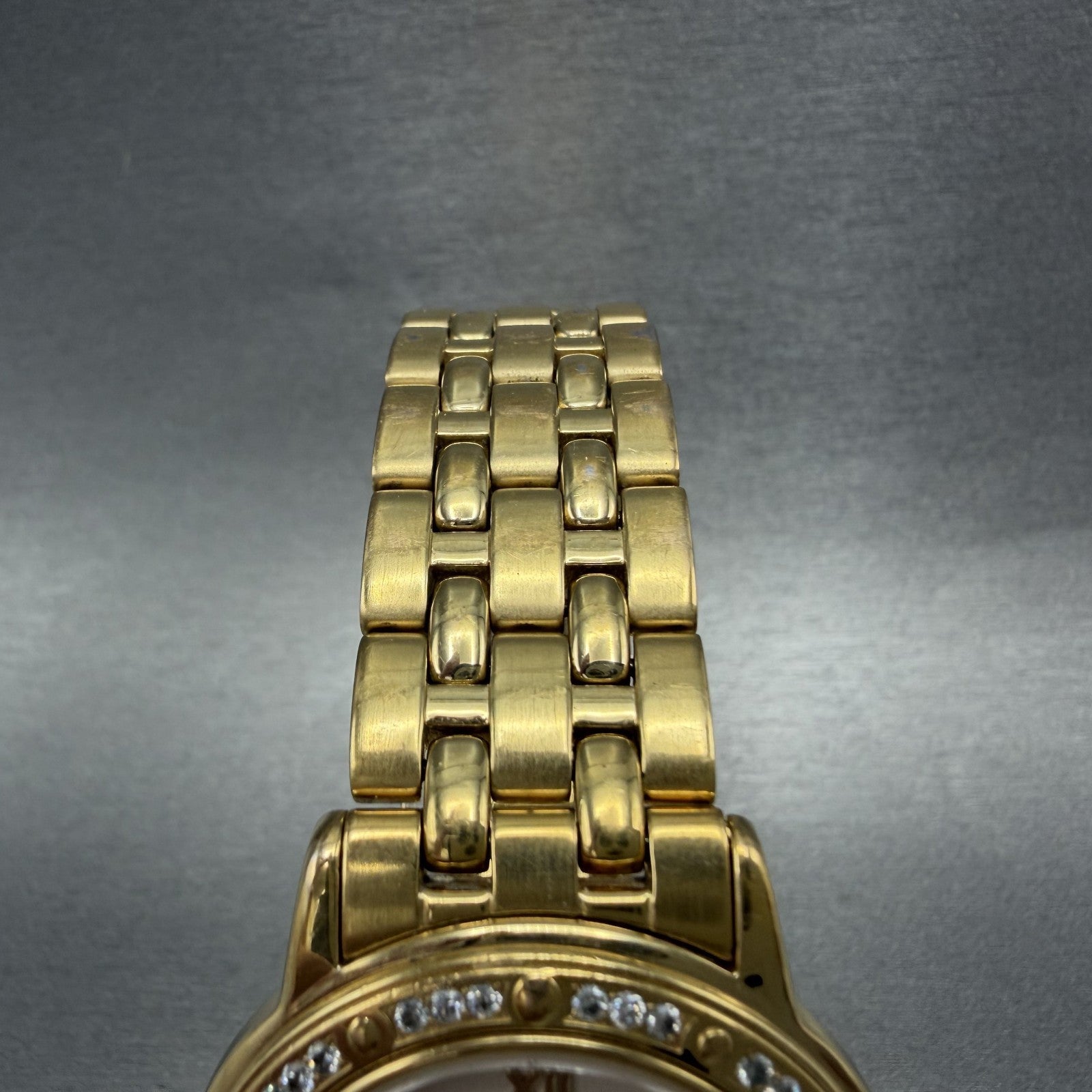 Raymond Weil Tango Watch Men 36mm Cream Dial Gold Plated Date New Battery 55604