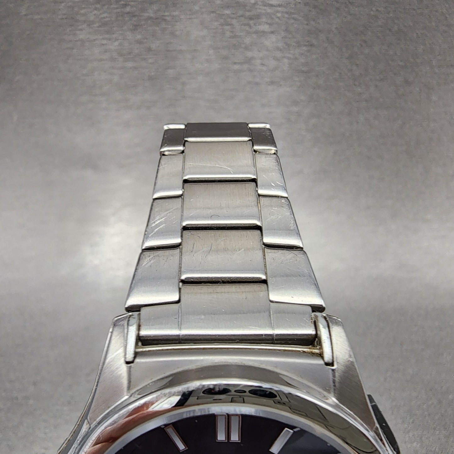 Casio Wave Ceptor Watch Men 42mm Blue Dial Steel Analog Digital Solar Runs6