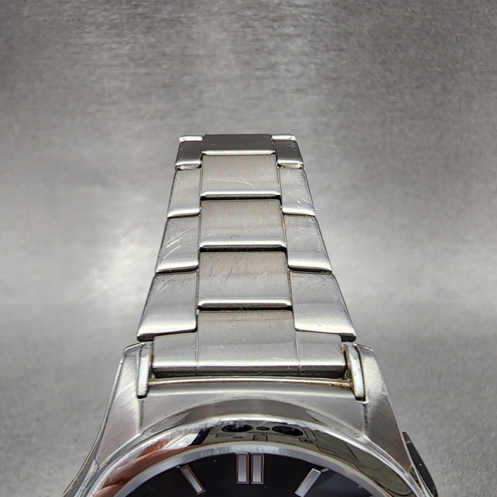 Casio Wave Ceptor Watch Men 42mm Blue Dial Steel Analog Digital Solar Runs6