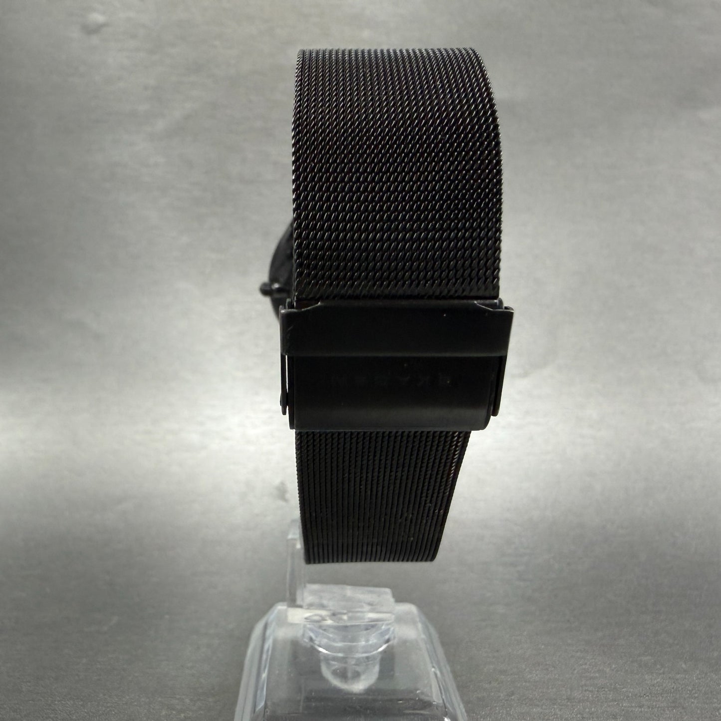 Skagen Watch Men 37mm Black Dial Black Tone Date Round 233XLMB New Battery7