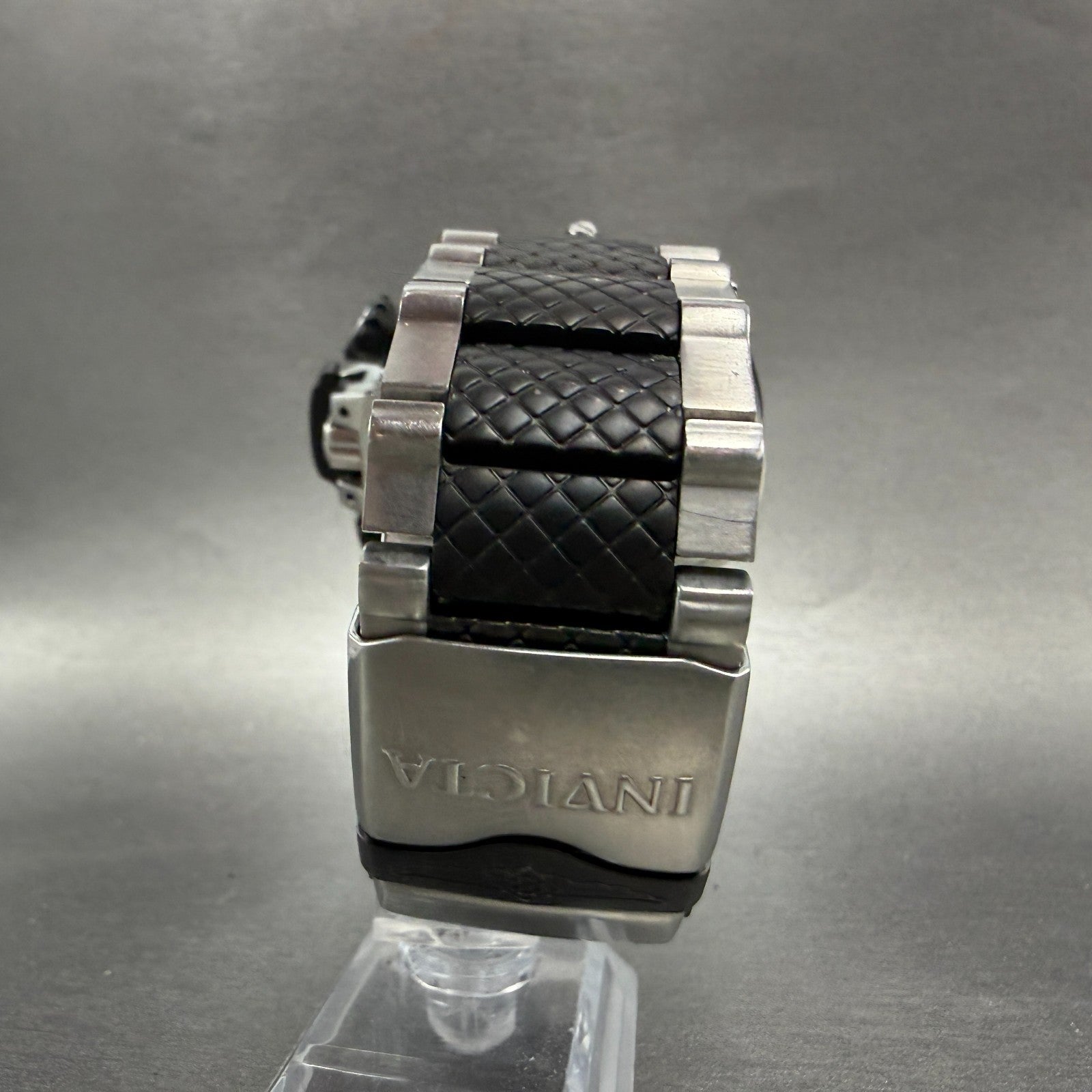 Invicta Reserve Sub Aqua Chrono Watch Men 50mm Black Dial Steel Date 15955 Works7