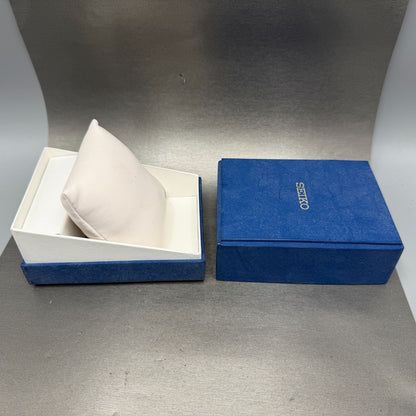 Seiko Presentation Watch Box Case Blue Cardboard W/Manuals Pillow P54