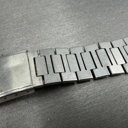 Seiko SQ Bracelet C202 Stainless Steel Tri Folding Clasp 8mm Vintage Japan B3