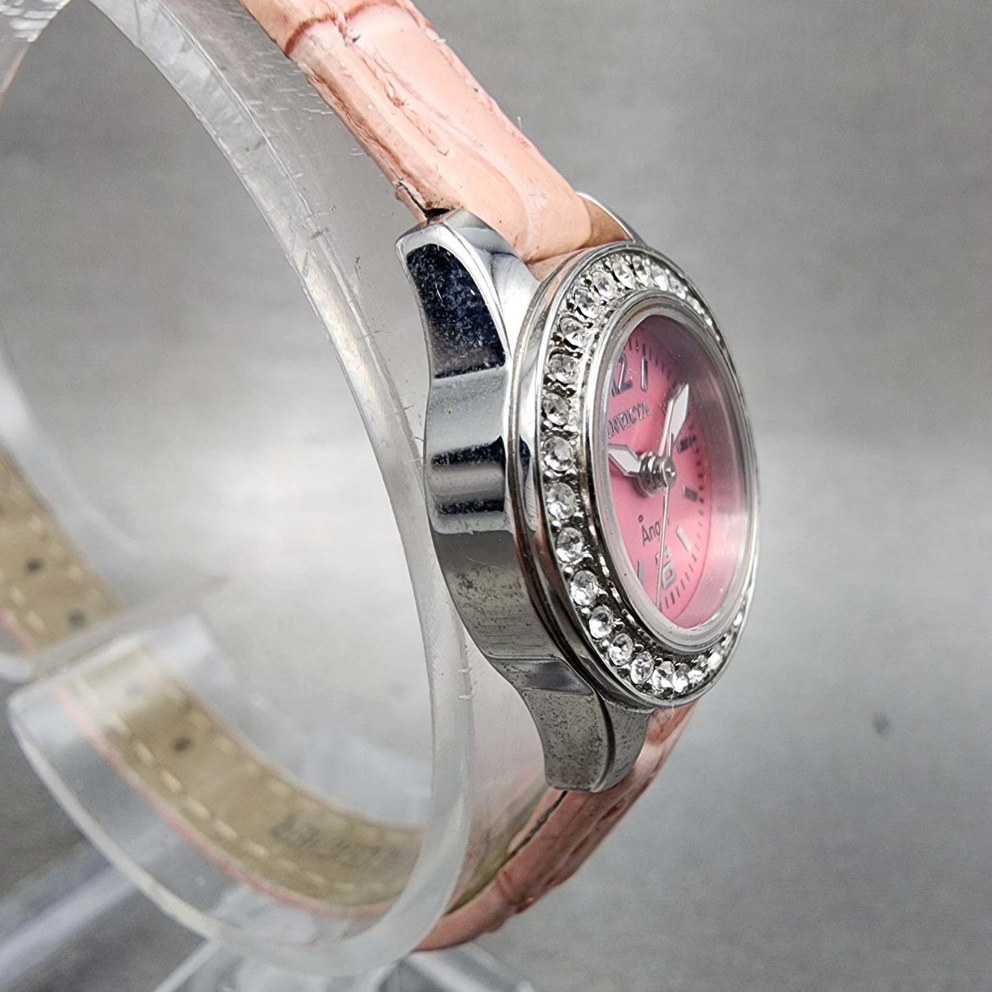 Invicta Angel Watch Women 18mm Pink Dial Silver Tone Round 13659 New Battery3