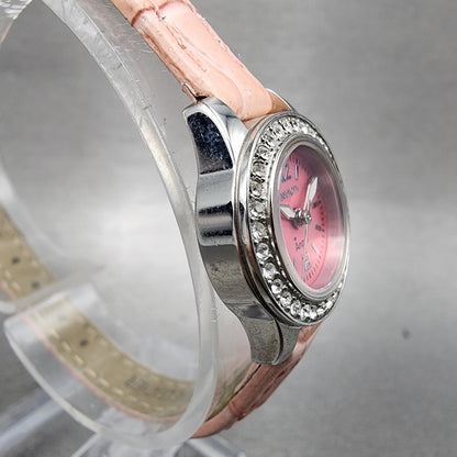 Invicta Angel Watch Women 18mm Pink Dial Silver Tone Round 13659 New Battery3