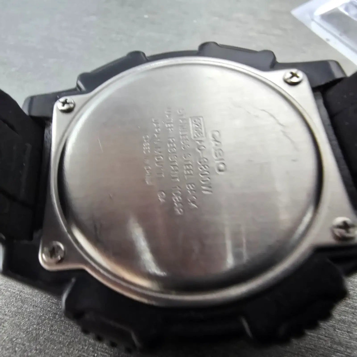 Casio AQ-S800W Watch Men 42mm Black Dial Black Chronograph Alarm Solar Works9