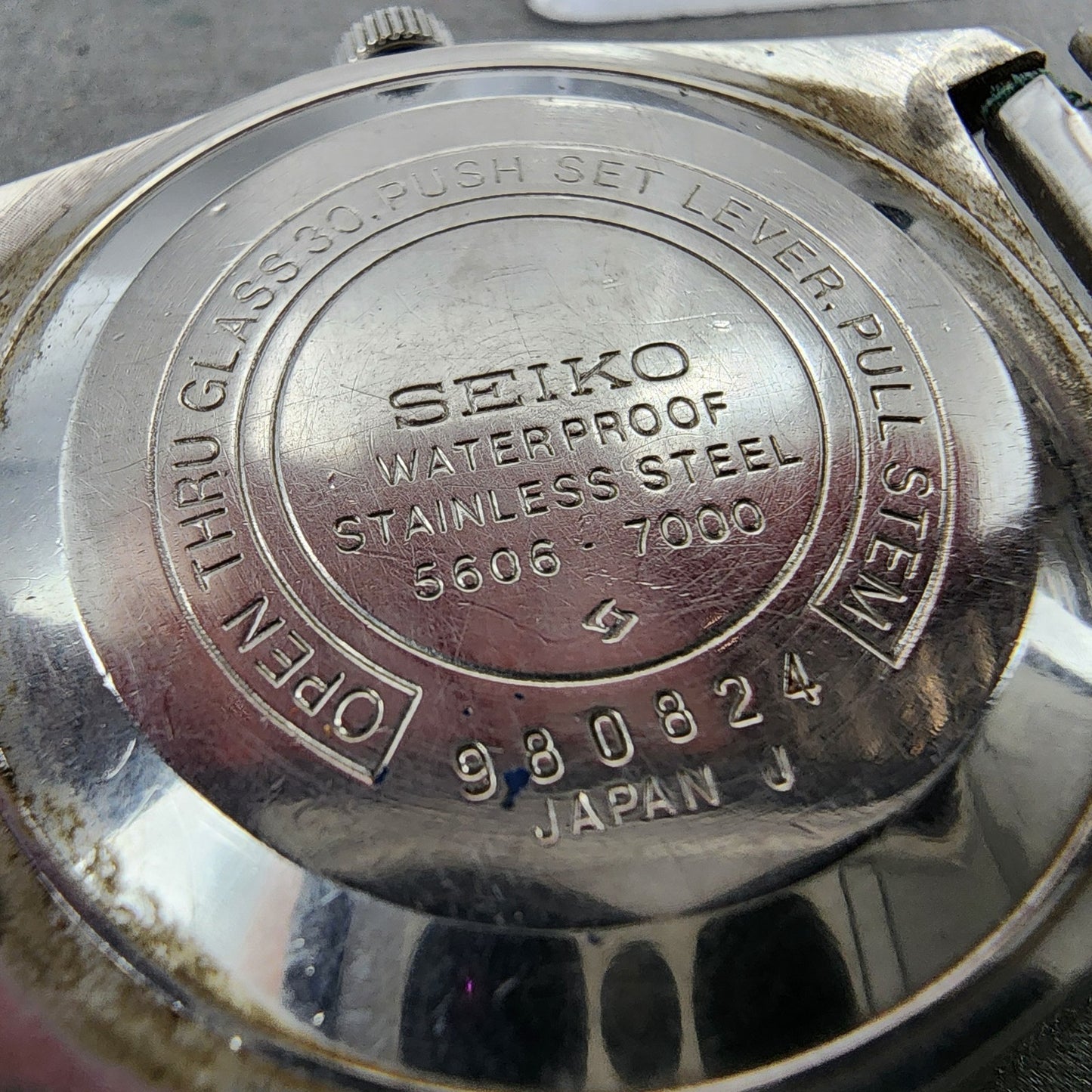 Seiko lord Matic Watch Men 36mm White Dial Silver Tone Daydate 56067000 PARTS9