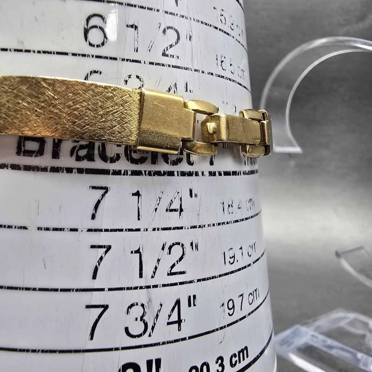 Bulova Accutron Watch Women 18mm Champagne Dial Gold Tone Rectangle PARTS11