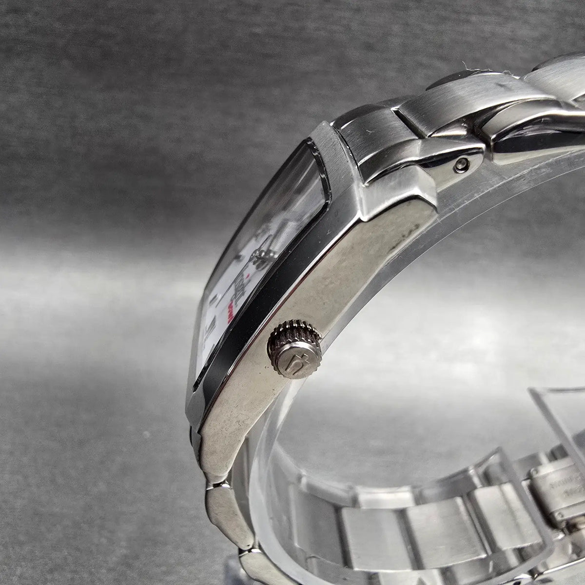 Bulova Tank Watch Men 22mm White Dial Silver Tone Rectangle 96L95 New Battery 232