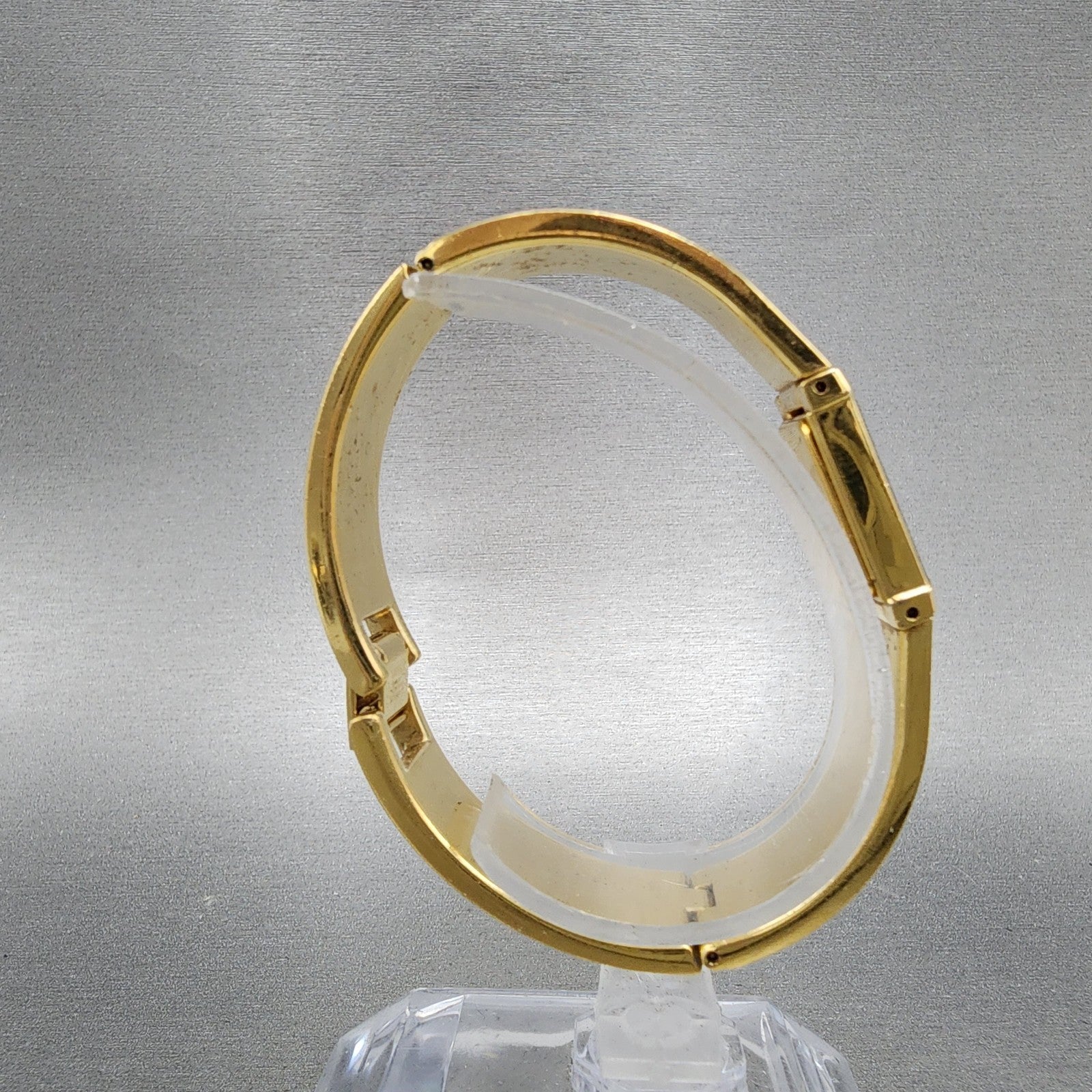 Seiko Lassale Tank Watch Women 15mm Black Dial Gold Tone 1f205k7h New Battery8