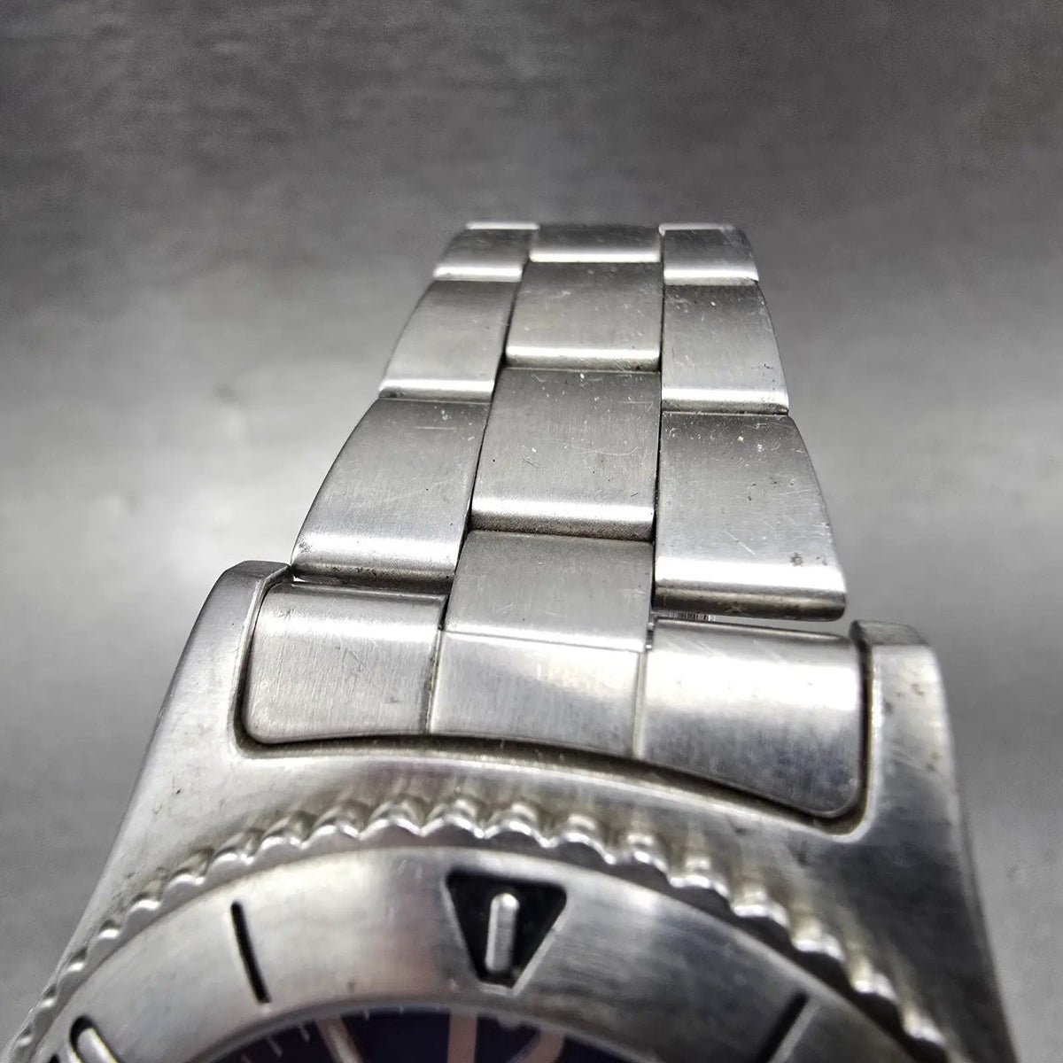 Timex Dive Watch Men 37mm Blue Dial Silver Daydate Round New Battery4
