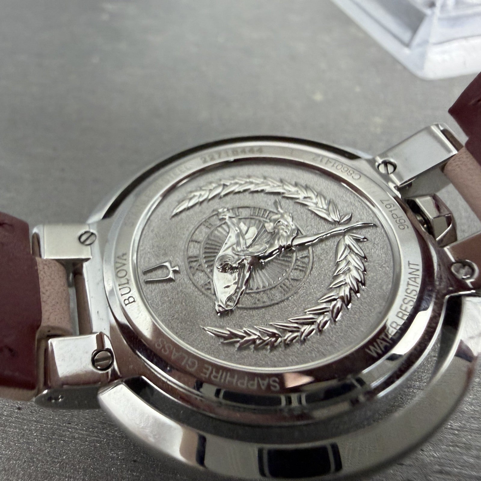 Bulova Rubaiyat Watch Women 35mm MOP Dial Stainless Steel Diamond 96P1979
