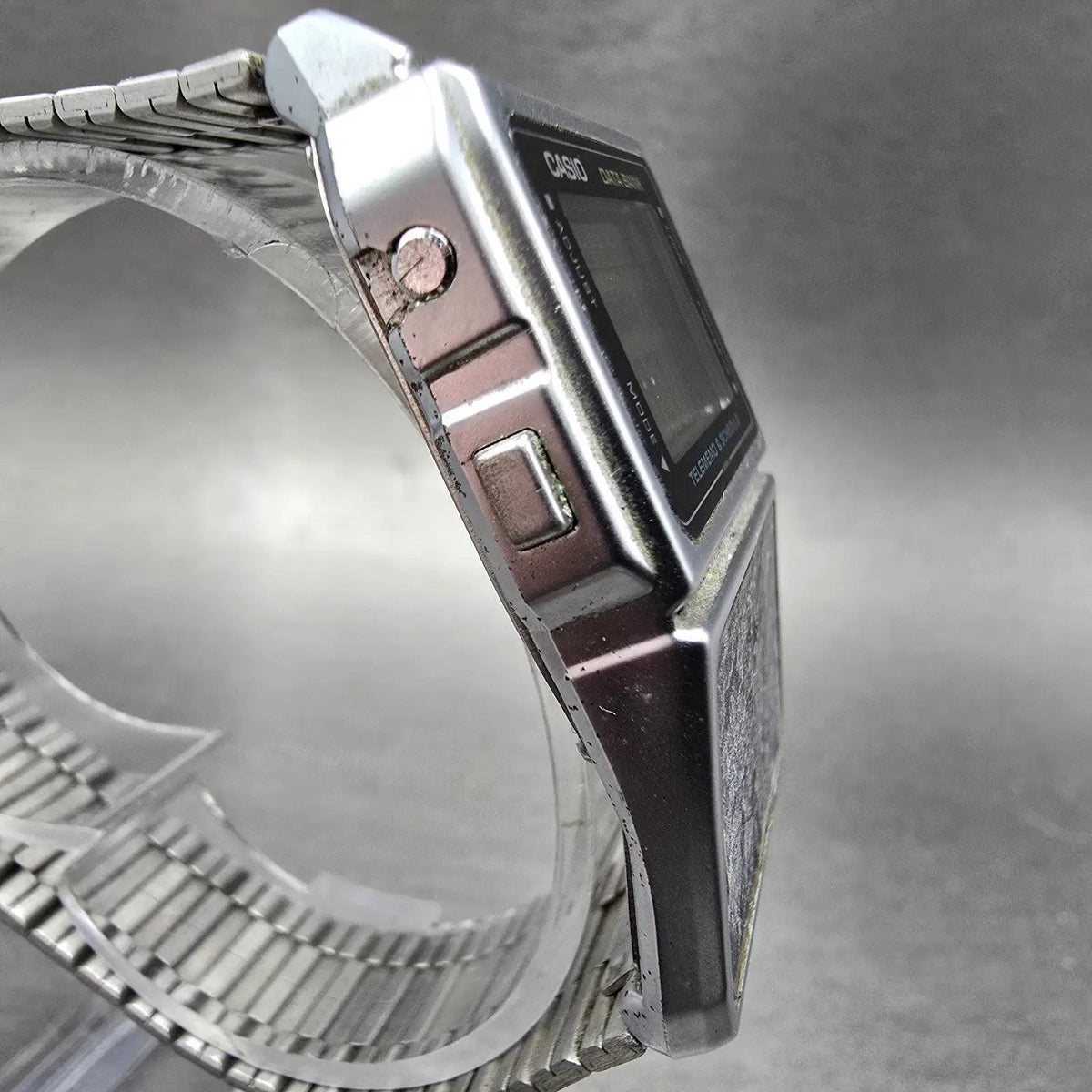 Casio Calculator Watch Men 33mm Digital Silver Tone Alarm Chrono DBC-610 NewBate3