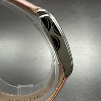 Hamilton Ardmore Watch Women 19mm Pink Dial Steel Rectangle H112110 New Battery4