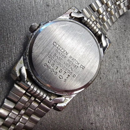 Citizen CQ Watch Women 26mm White Dial Silver Tone Daydate 1002-B02855 New Batt10